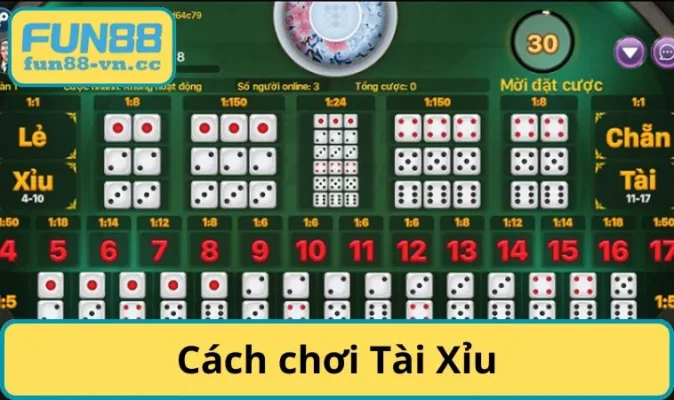 Cách chơi Tài Xỉu