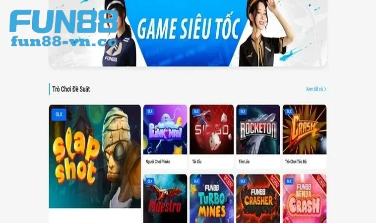 Giới thiệu game Siêu Tốc FUN88